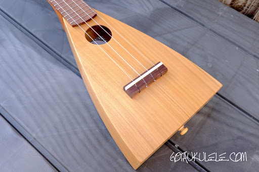 KM Ukuleles Boatpaddle Soprano Ukulele body